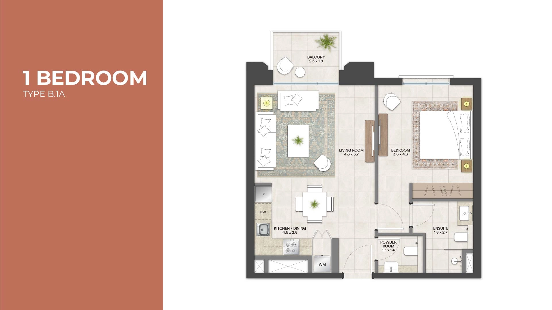 1 BR